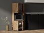 Hanah Home Armario de cocina Efe - Walnut